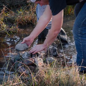 NDSU NRM & Wildlife Students create a water feature